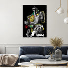 Dragonzord watercolor by Antonio Camarena on GIANT ART - white digital painting