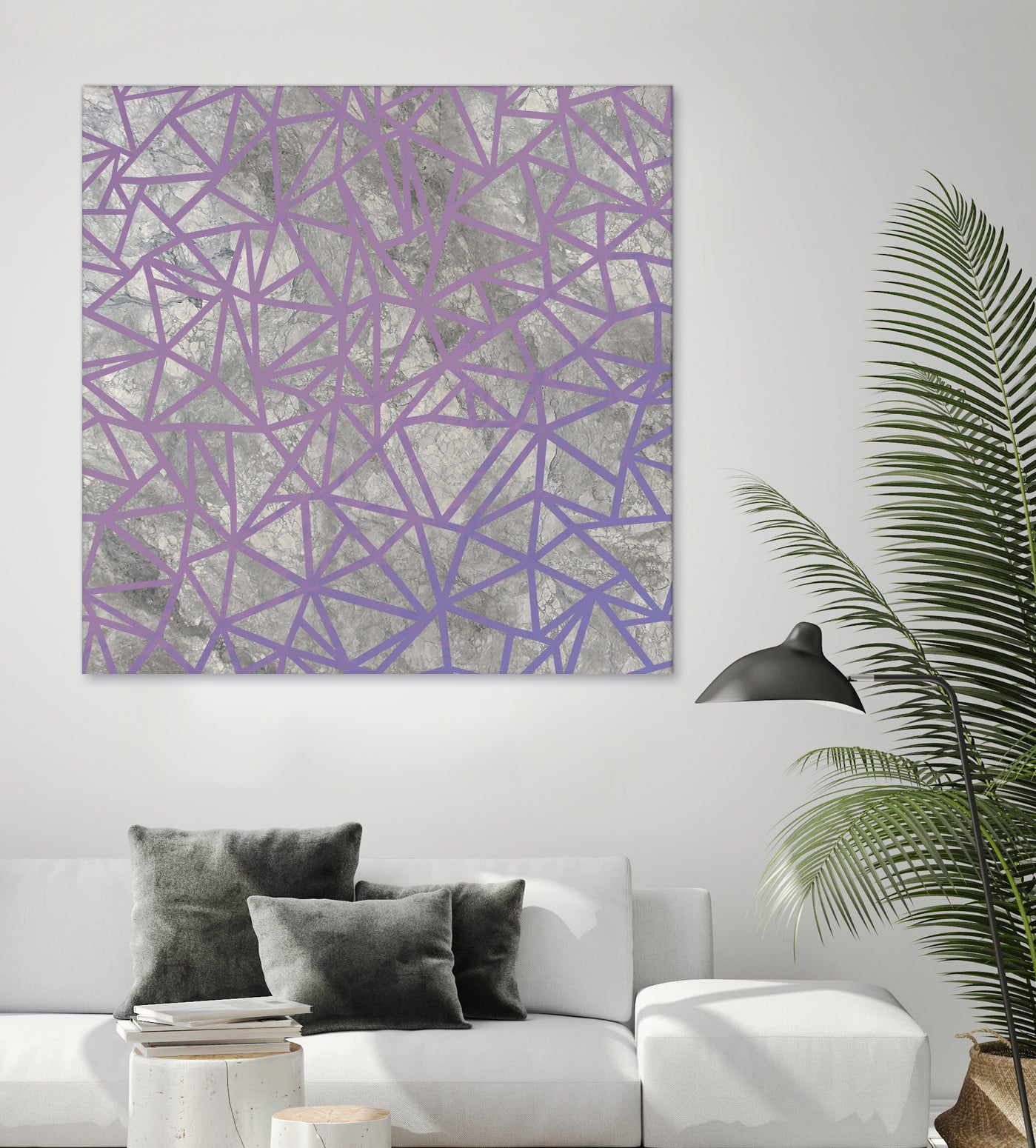 Ab Marb Out Magenta by Emeline Tate-Robertson on GIANT ART - gray digital painting