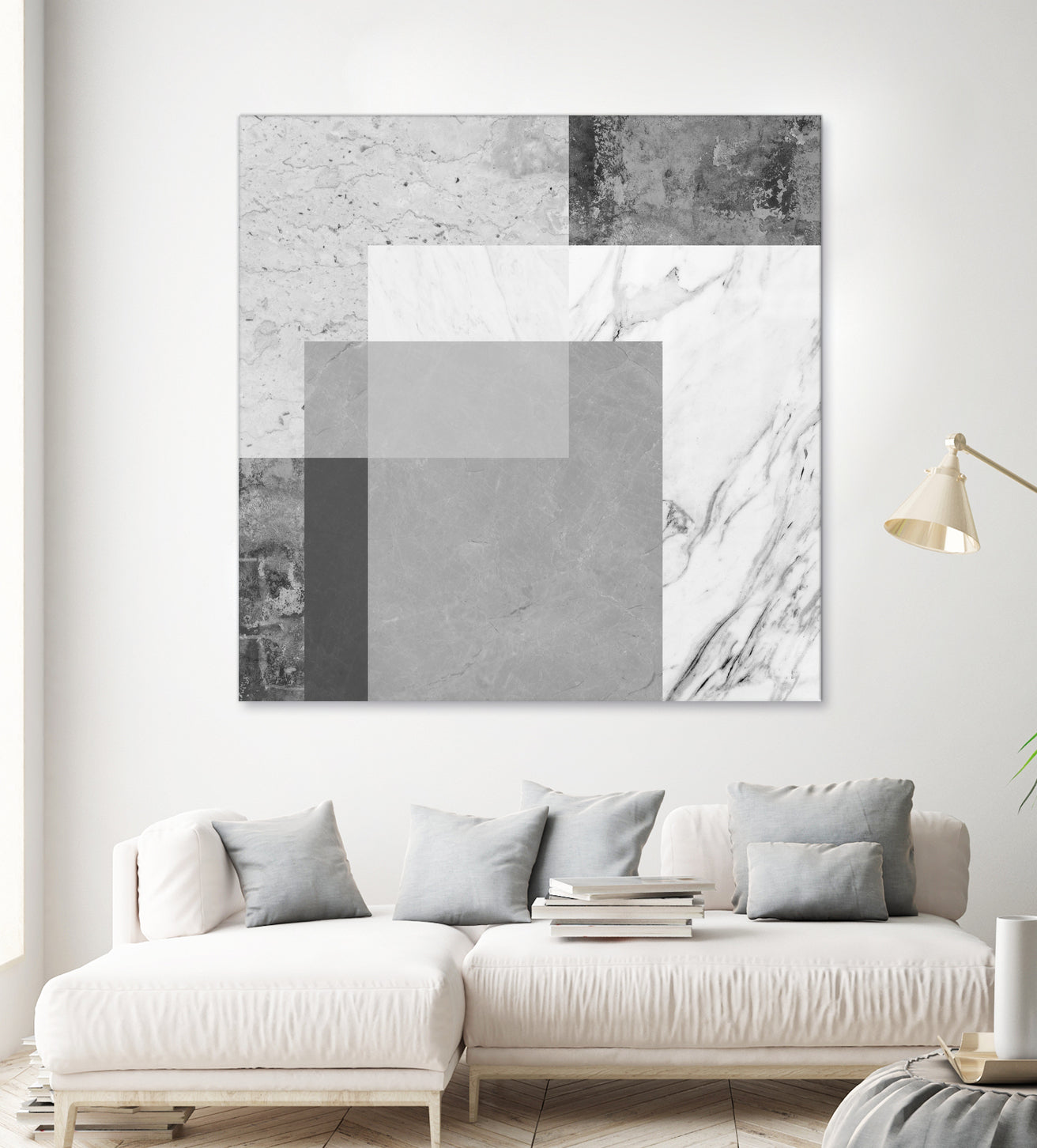 Concrete geometry 04 by Vitor Costa on GIANT ART - gray digital painting