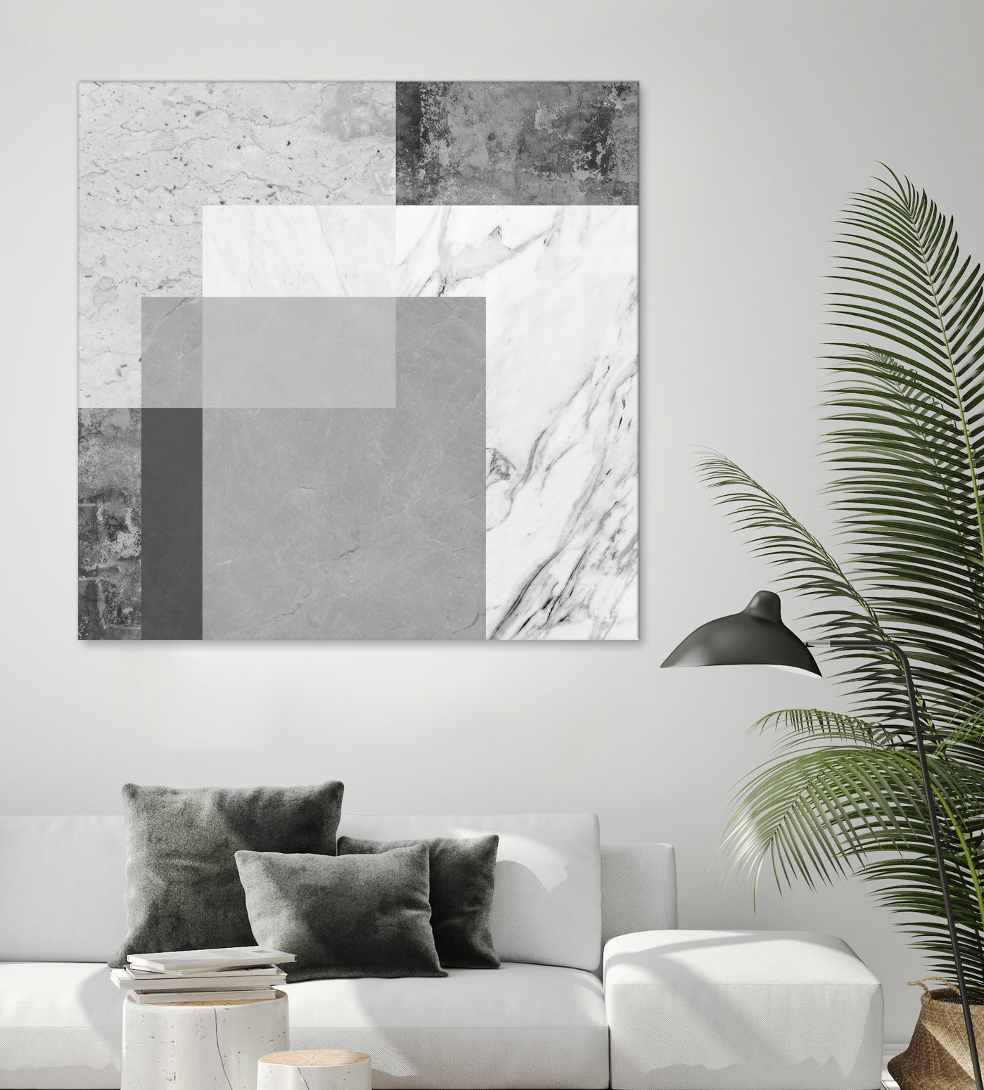 Concrete geometry 04 by Vitor Costa on GIANT ART - gray digital painting