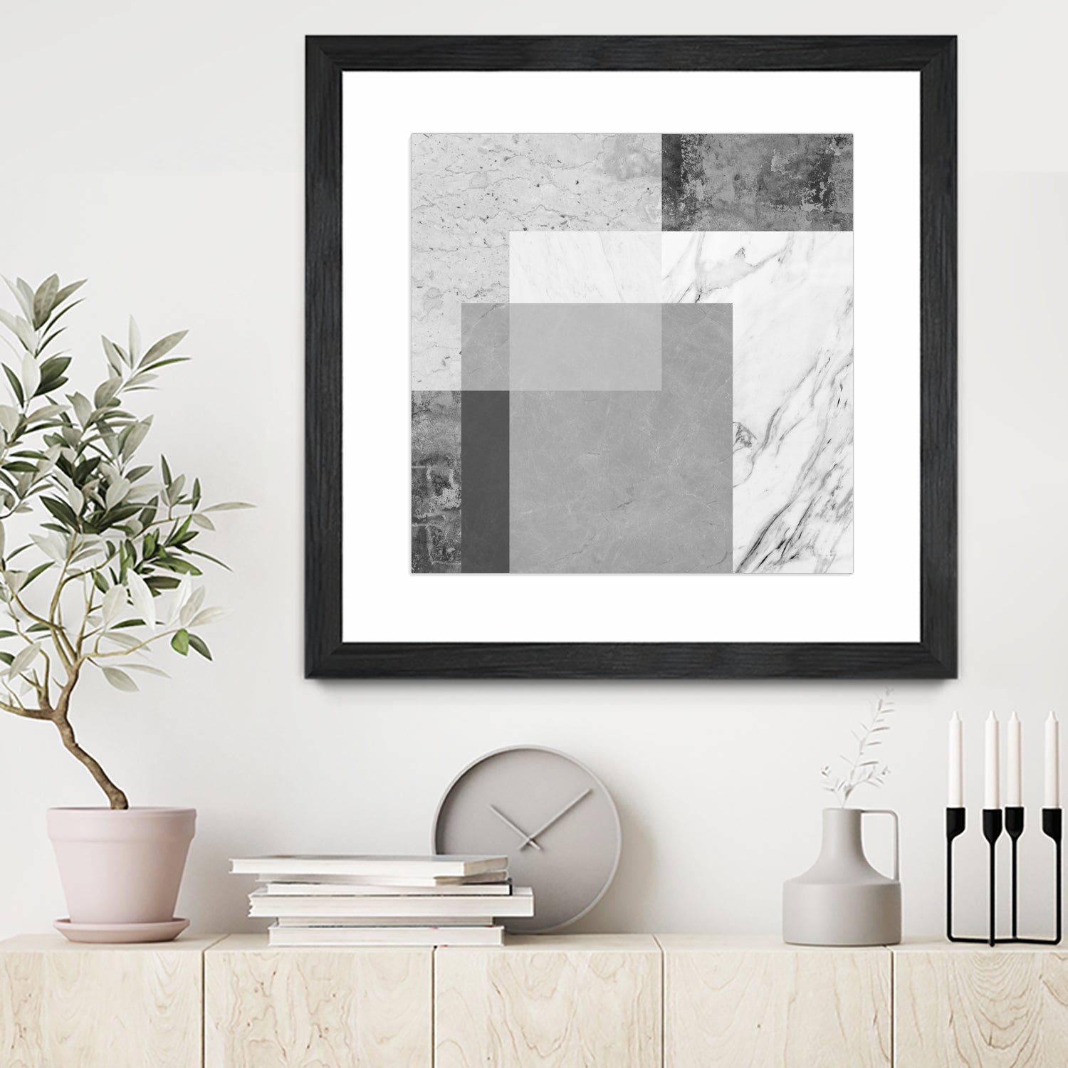 Concrete geometry 04 by Vitor Costa on GIANT ART - gray digital painting