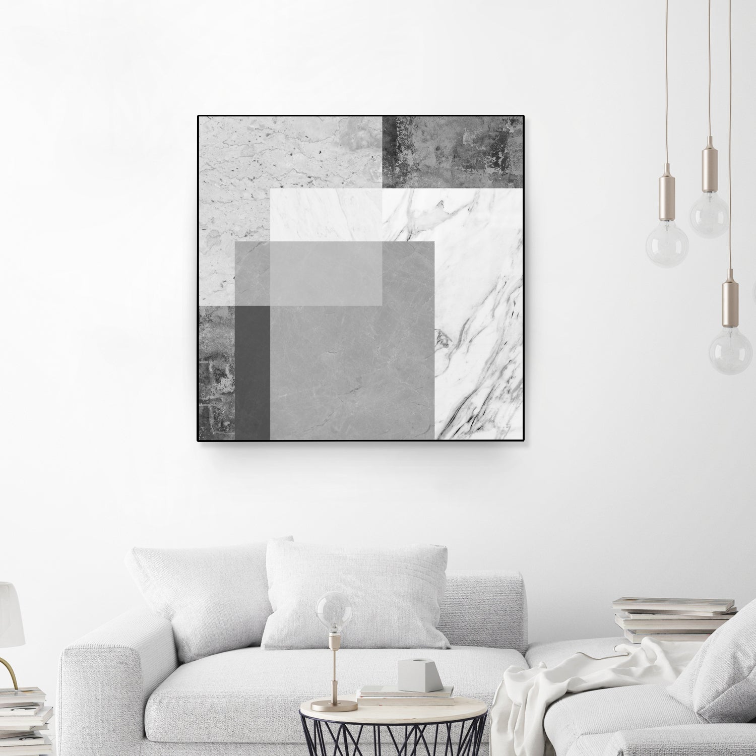 Concrete geometry 04 by Vitor Costa on GIANT ART - gray digital painting