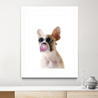 Dog With Bubble Gum by miguel angel romero franco on GIANT ART - pink photo manipulation