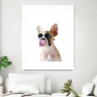 Dog With Bubble Gum by miguel angel romero franco on GIANT ART - pink photo manipulation