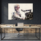 Elton john by miguel angel romero franco on GIANT ART - gray photo manipulation