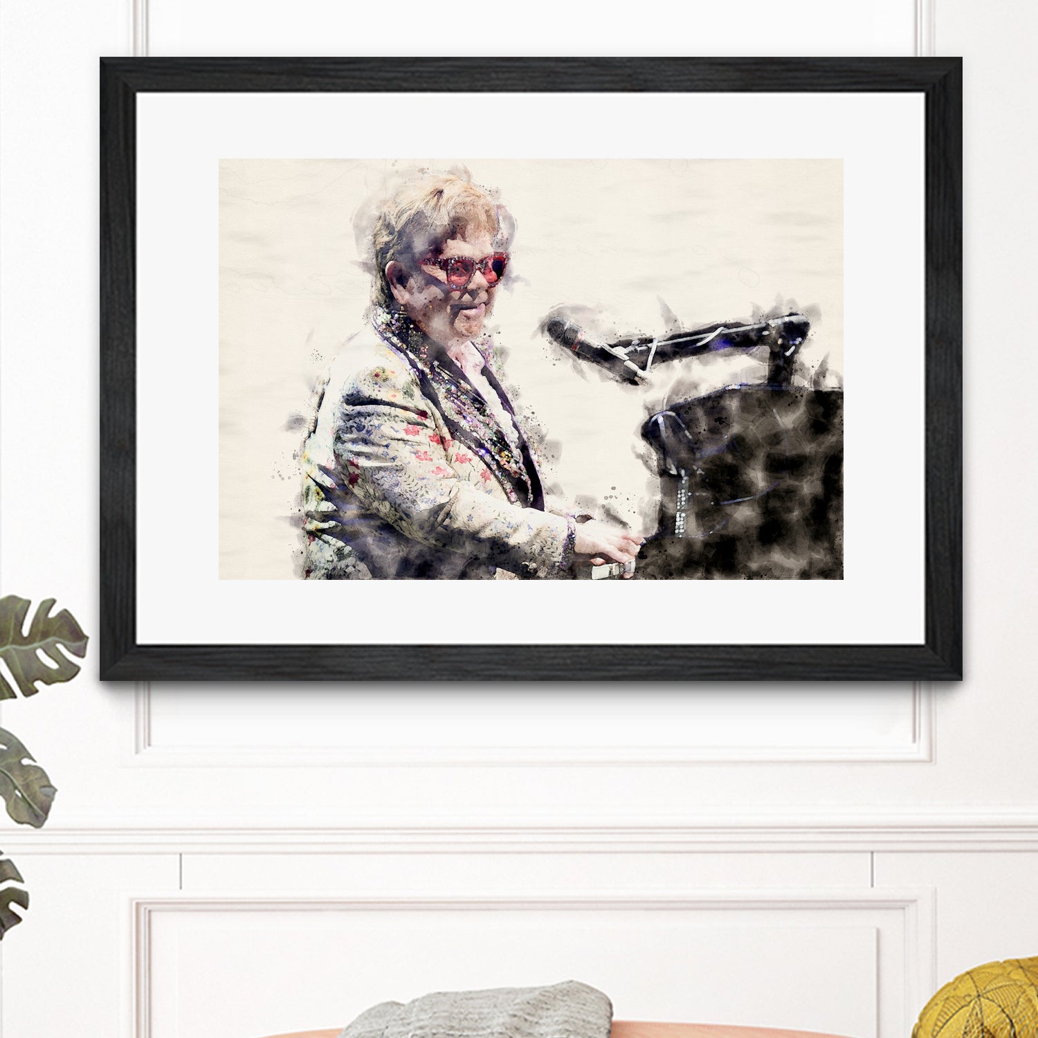 Elton john by miguel angel romero franco on GIANT ART - gray photo manipulation