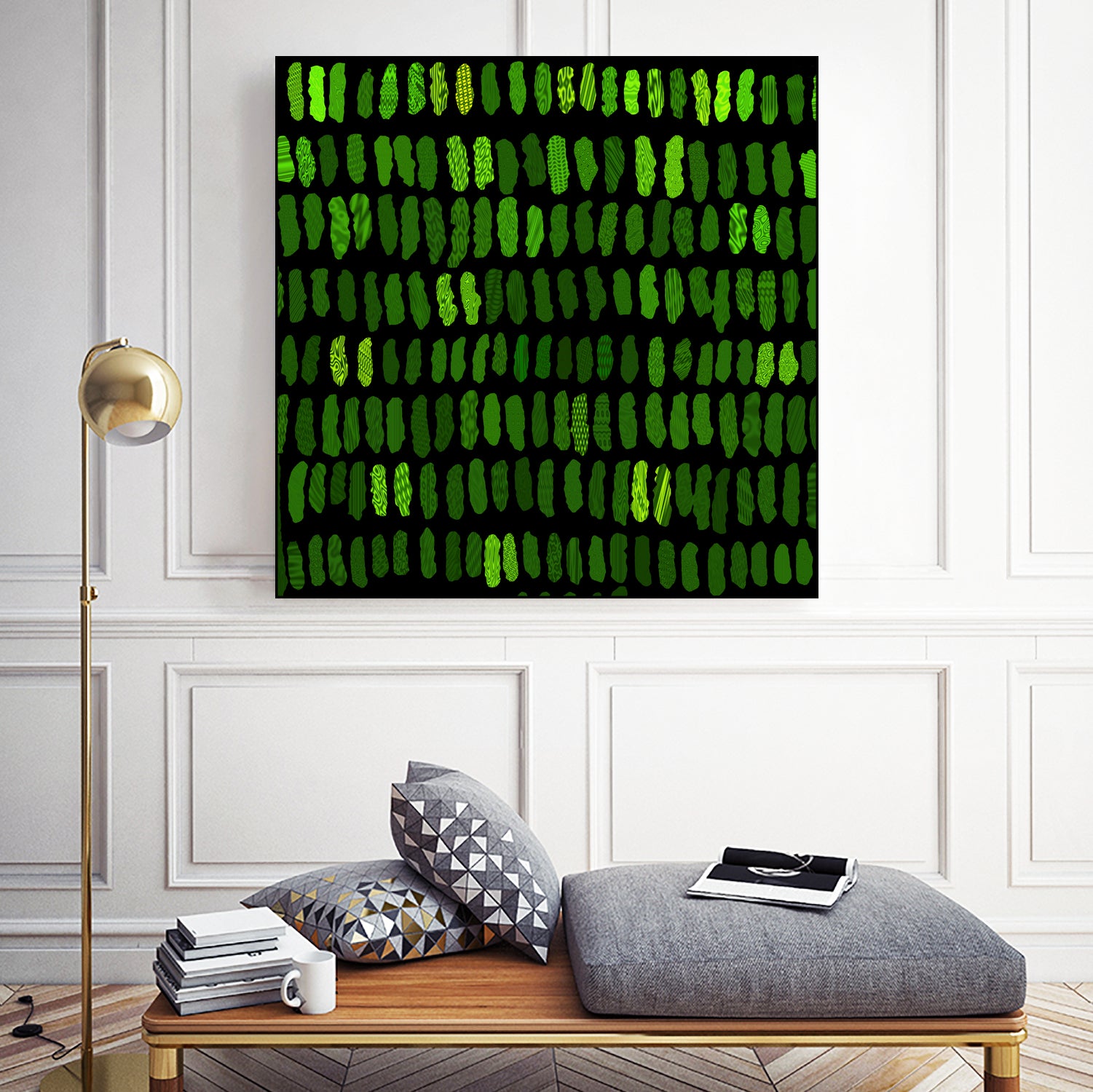 Green Cells by Victor Fitzsimons on GIANT ART - green photo manipulation