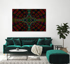 Cellular Diffraction 1 by Victor Fitzsimons on GIANT ART - fuchsia processing/programming