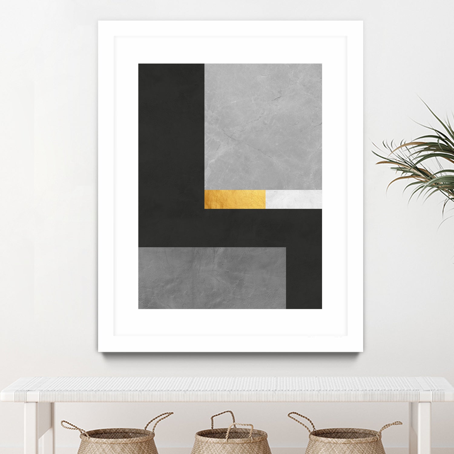 Concrete geometry 08 by Vitor Costa on GIANT ART - gray digital painting