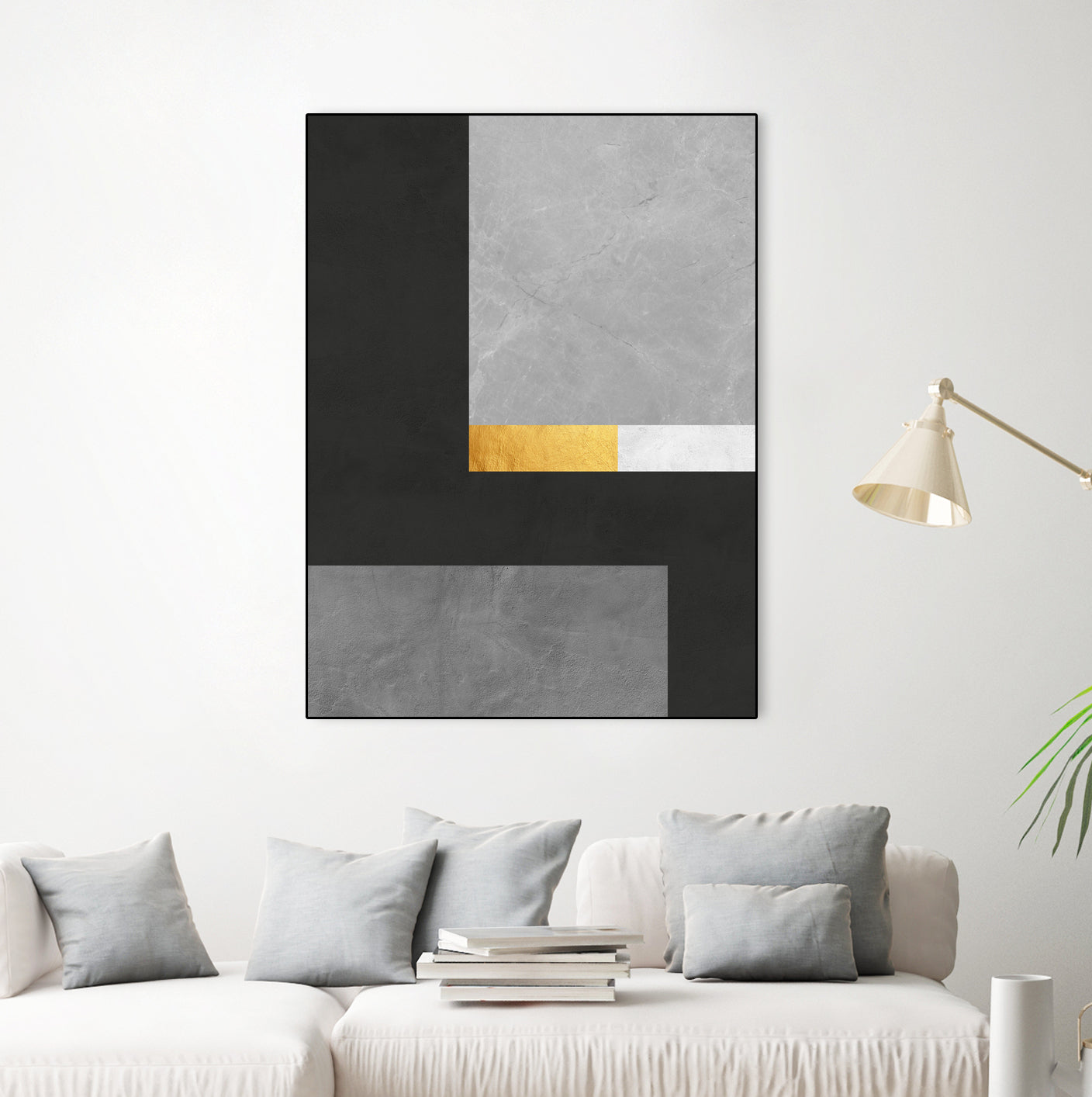 Concrete geometry 08 by Vitor Costa on GIANT ART - gray digital painting