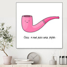 Pipe by Idil Keysan on GIANT ART - pink digital drawing