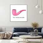 Pipe by Idil Keysan on GIANT ART - pink digital drawing