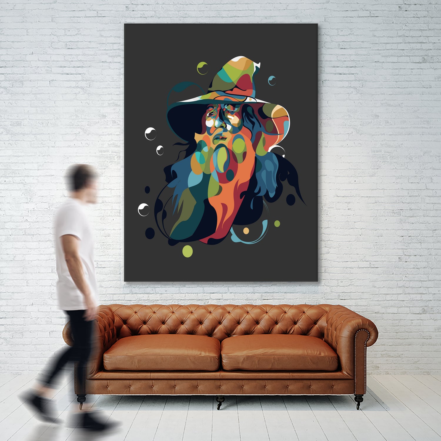 Gandalf pop art by arsyad - on GIANT ART - orange character design