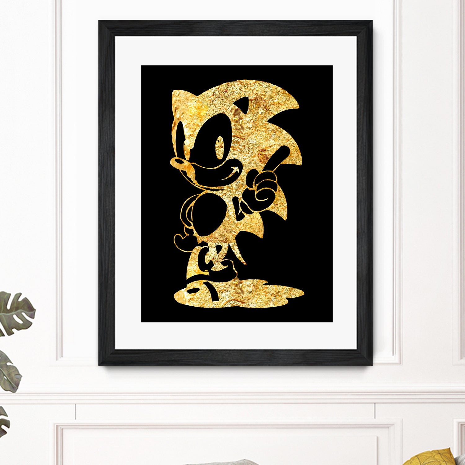 golden sonic by erjas saga on GIANT ART - black digital painting