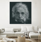 Pro 55. Albert Einstein 21st Century by Mix Wu on GIANT ART - green processing/programming