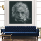 Pro 55. Albert Einstein 21st Century by Mix Wu on GIANT ART - green processing/programming