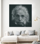 Pro 55. Albert Einstein 21st Century by Mix Wu on GIANT ART - green processing/programming