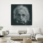 Pro 55. Albert Einstein 21st Century by Mix Wu on GIANT ART - green processing/programming