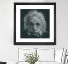 Pro 55. Albert Einstein 21st Century by Mix Wu on GIANT ART - green processing/programming