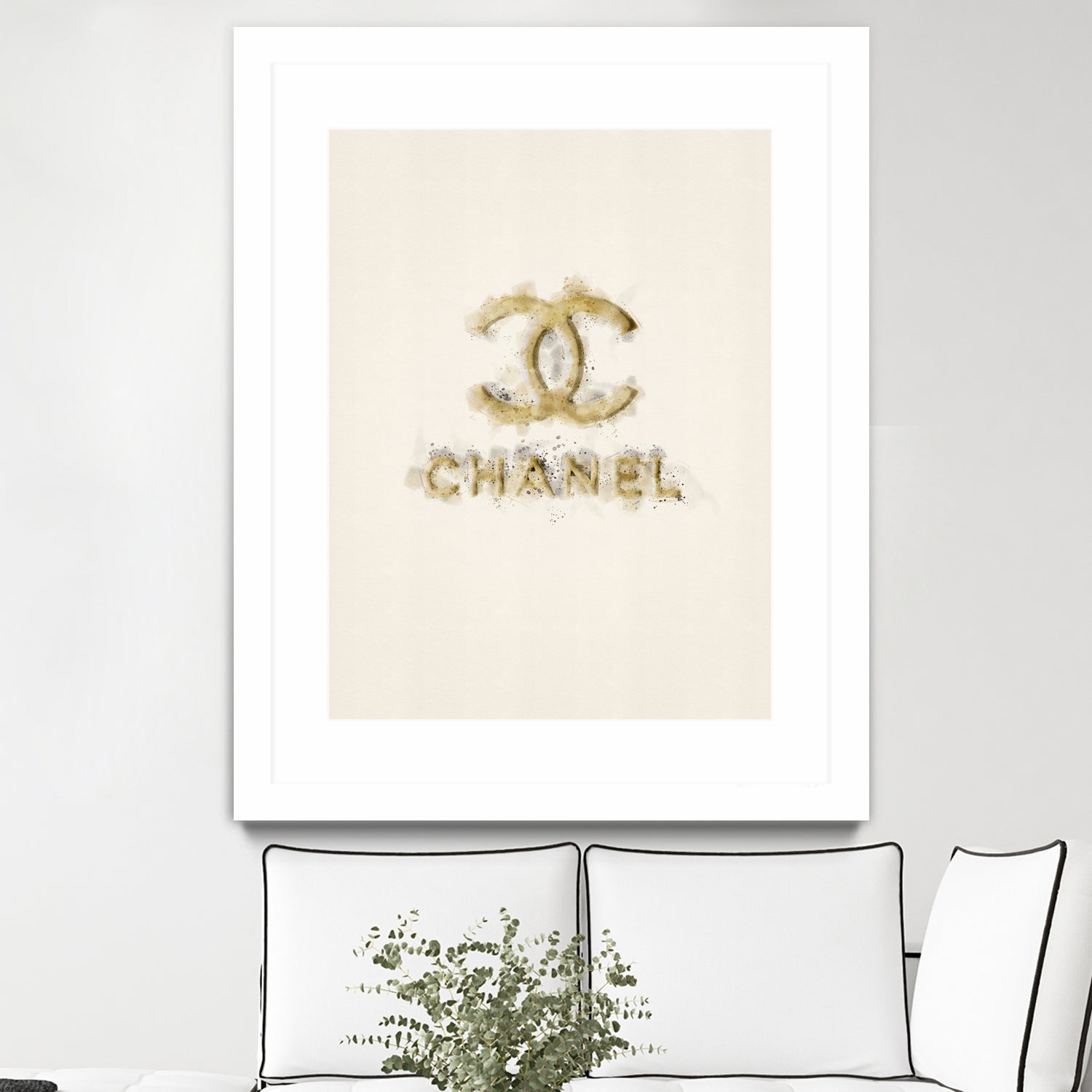 Chanel by miguel angel romero franco on GIANT ART - white digital drawing