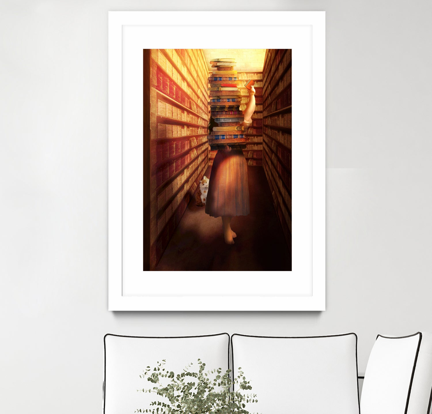 Book Collector by Diogo Veríssimo on GIANT ART - brown photo manipulation