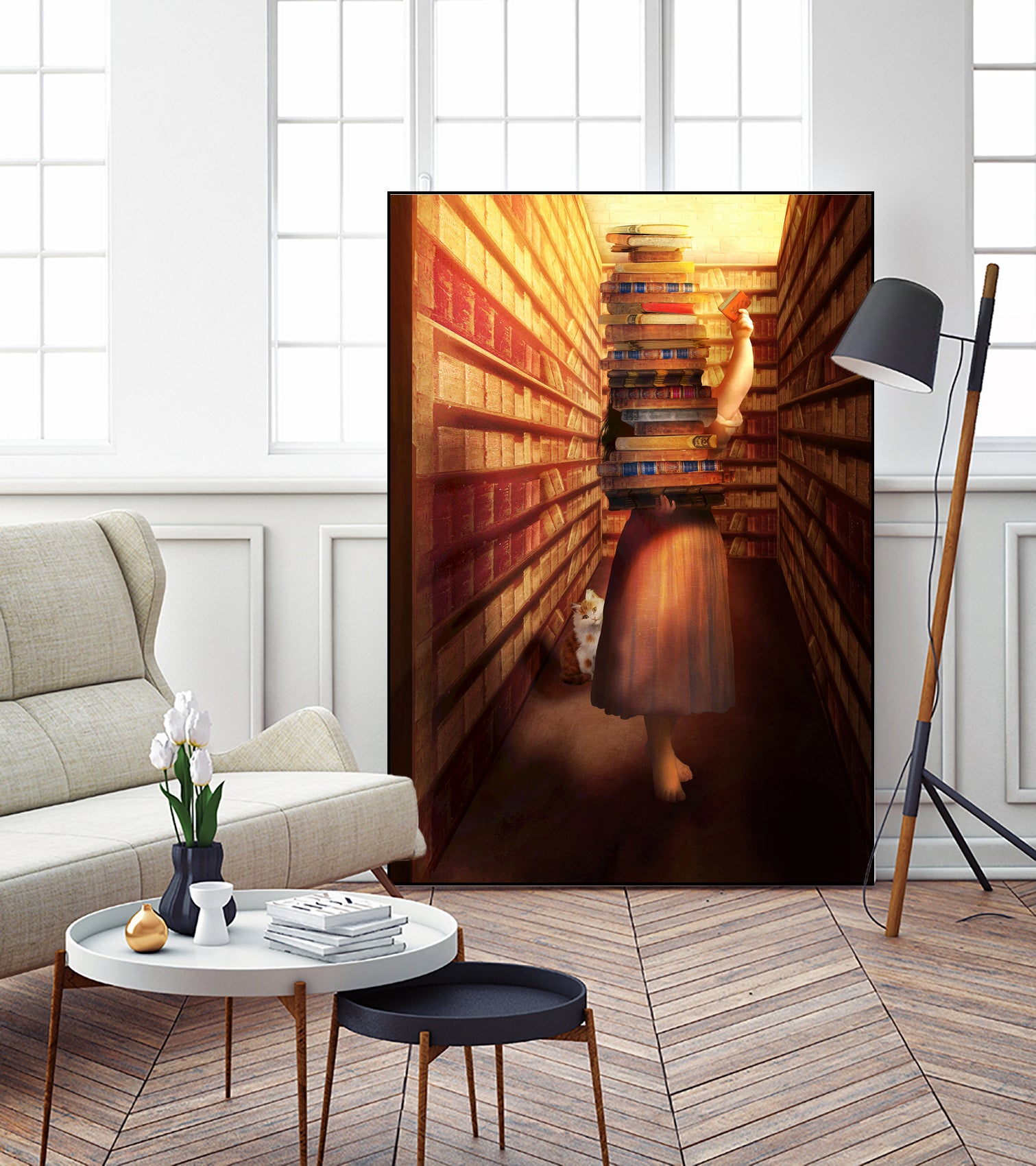 Book Collector by Diogo Veríssimo on GIANT ART - brown photo manipulation