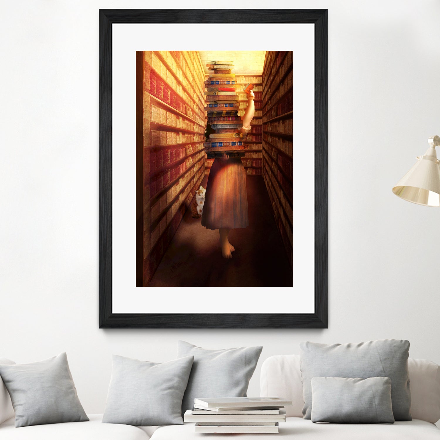 Book Collector by Diogo Veríssimo on GIANT ART - brown photo manipulation