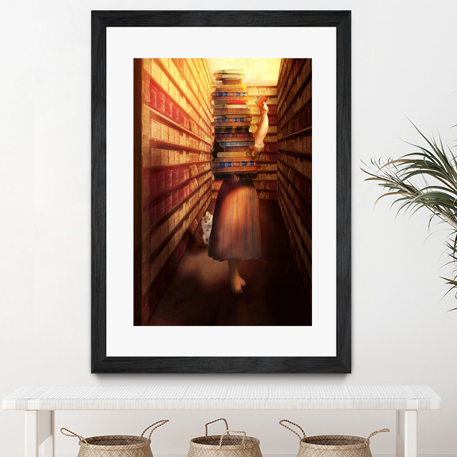 Book Collector by Diogo Veríssimo on GIANT ART - brown photo manipulation