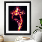 Fire of Aang by syarif syarif on GIANT ART - gray photo illustration