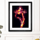 Fire of Aang by syarif syarif on GIANT ART - gray photo illustration