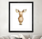 Moose by Anna Abramska on GIANT ART - brown digital drawing