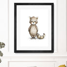 Raccoon by Anna Abramska on GIANT ART - gray digital drawing