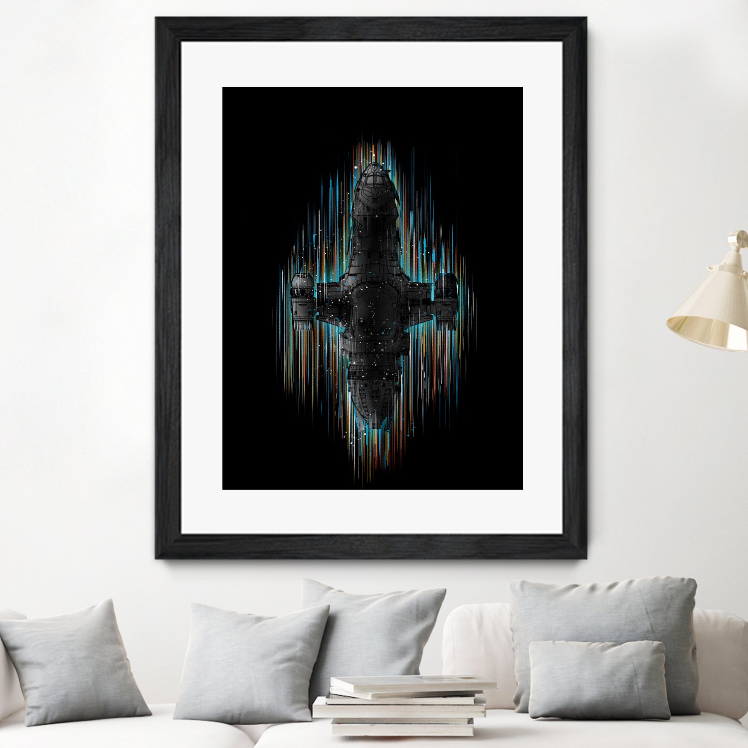 neon shiny by frederic levy-hadida on GIANT ART - black digital drawing