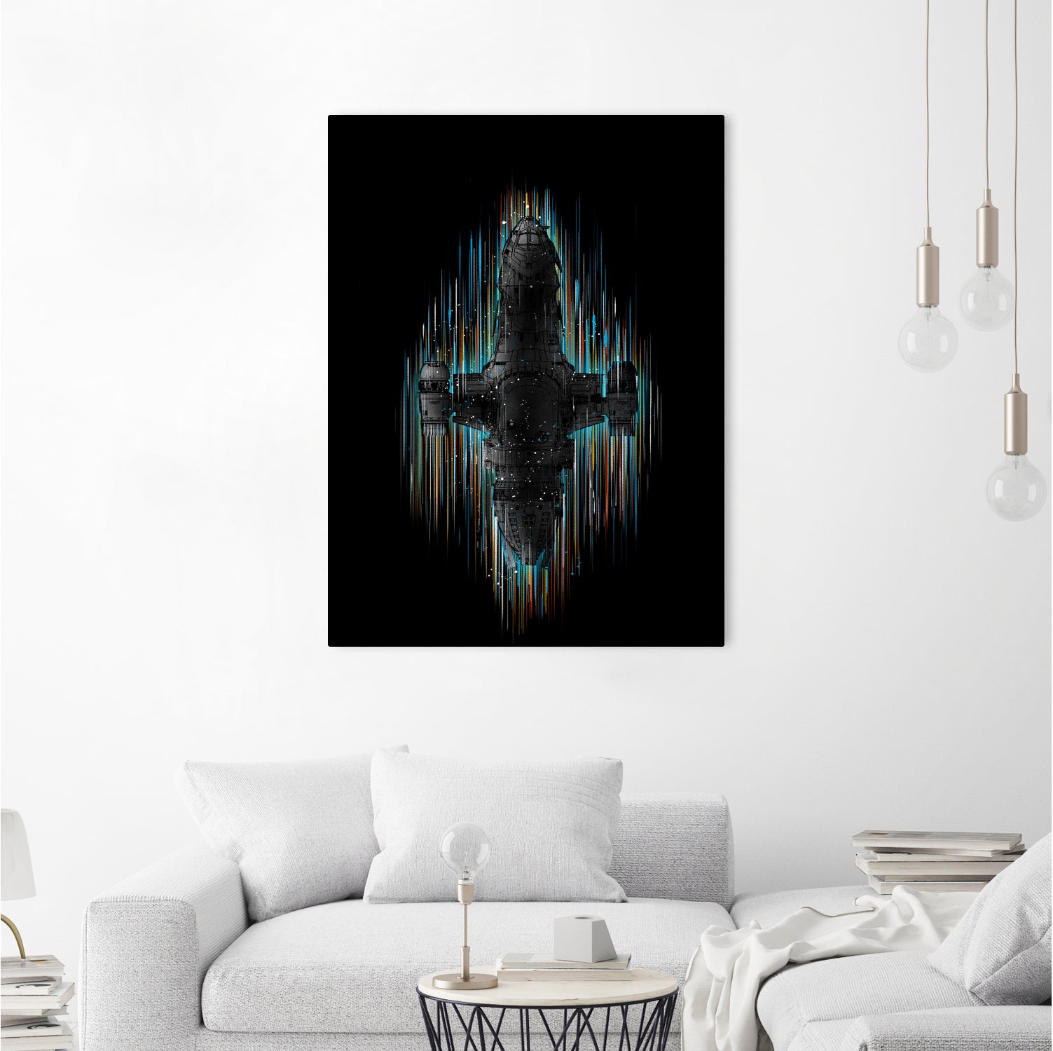 neon shiny by frederic levy-hadida on GIANT ART - black digital drawing