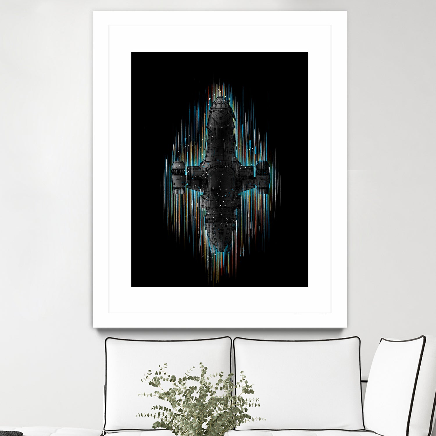 neon shiny by frederic levy-hadida on GIANT ART - black digital drawing