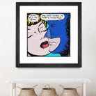 Super Hero Romance by TULIO ALMEIDA on GIANT ART - blue digital drawing