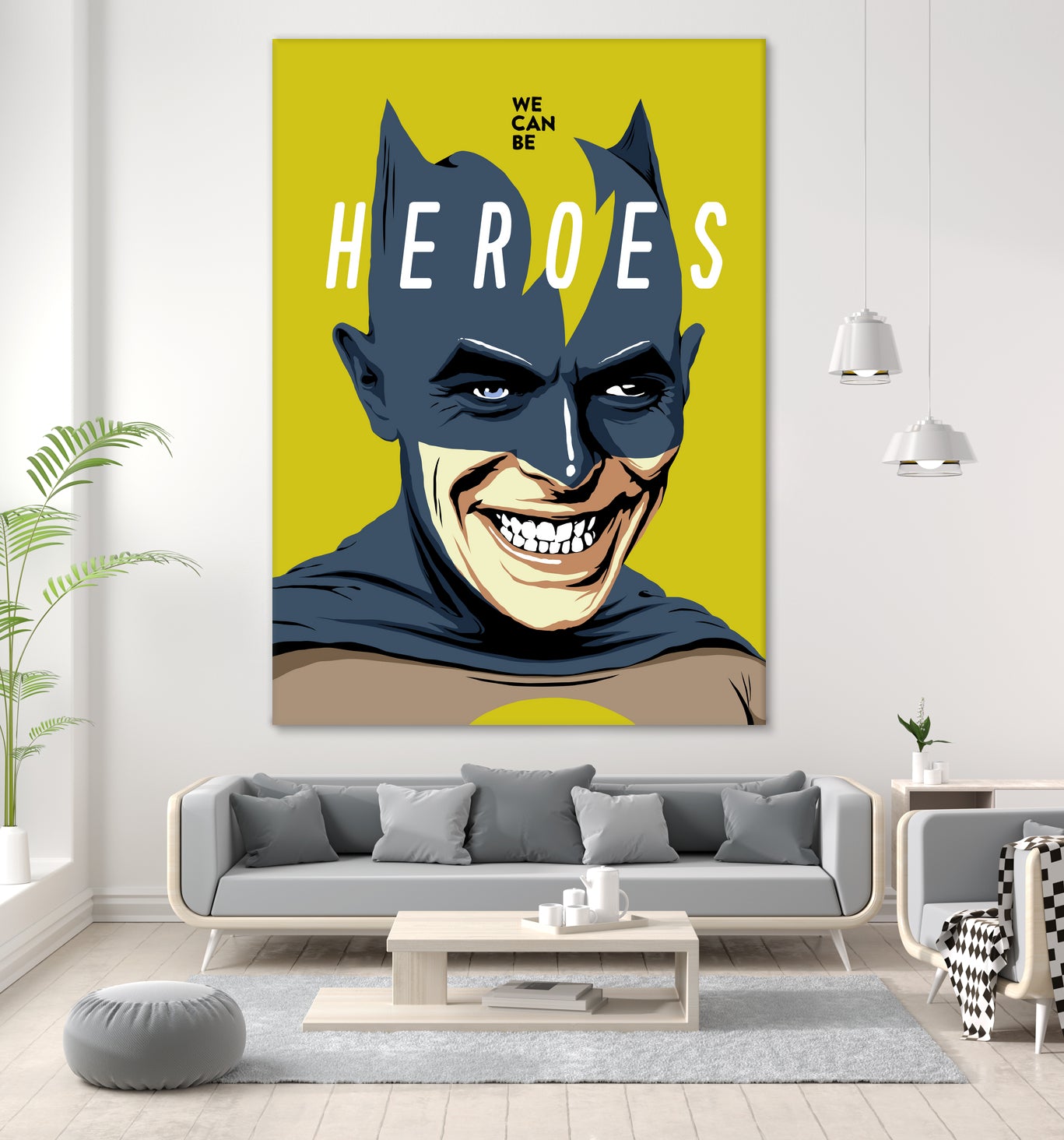 Heroes by Bily Mariano da Luz on GIANT ART - yellow digital painting