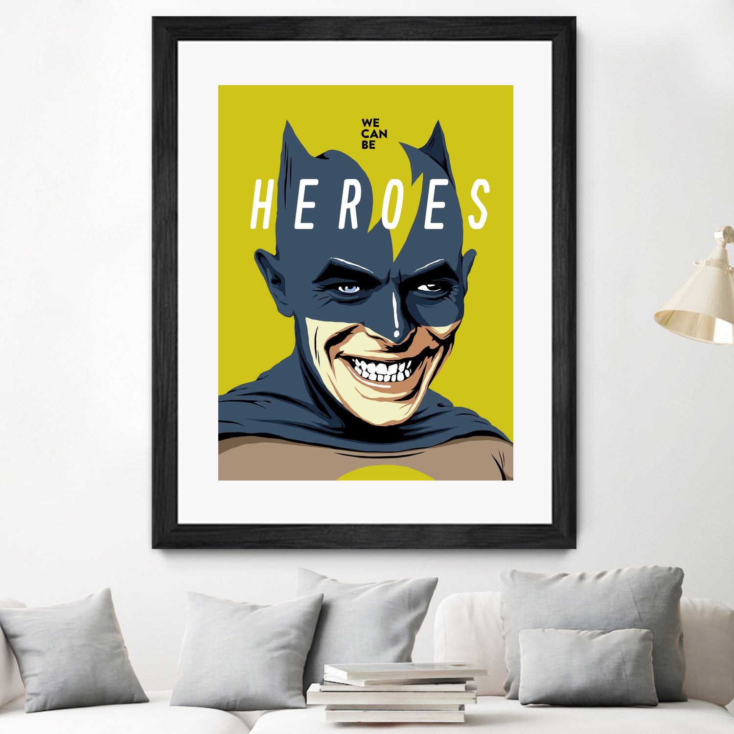 Heroes by Bily Mariano da Luz on GIANT ART - yellow digital painting