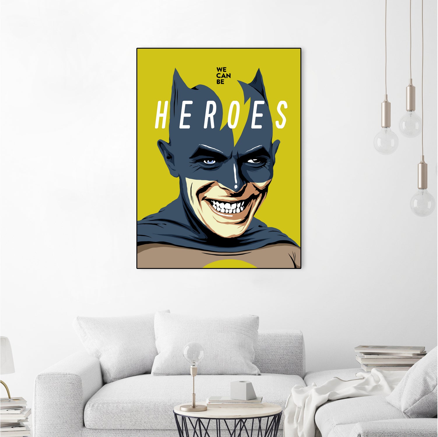 Heroes by Bily Mariano da Luz on GIANT ART - yellow digital painting