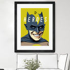 Heroes by Bily Mariano da Luz on GIANT ART - yellow digital painting