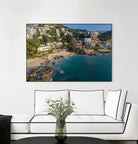 Puerto Vallarta - Conchas Chinas Beaches by Reid Harrison on GIANT ART - blue photo illustration