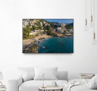 Puerto Vallarta - Conchas Chinas Beaches by Reid Harrison on GIANT ART - blue photo illustration