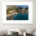 Puerto Vallarta - Conchas Chinas Beaches by Reid Harrison on GIANT ART - blue photo illustration