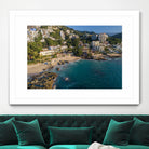 Puerto Vallarta - Conchas Chinas Beaches by Reid Harrison on GIANT ART - blue photo illustration