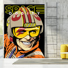 Space Oddity by Bily Mariano da Luz on GIANT ART - orange digital drawing