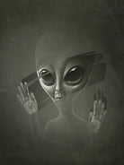 Alien by Lukáš Brežák on GIANT ART - black digital painting