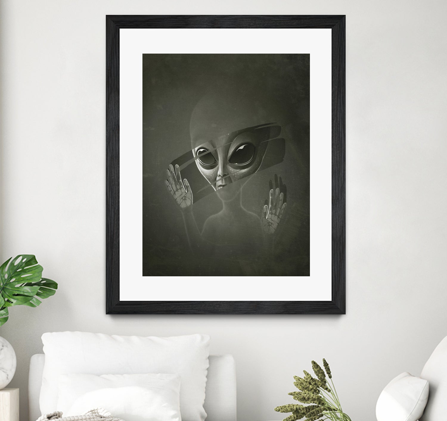 Alien by Lukáš Brežák on GIANT ART - black digital painting