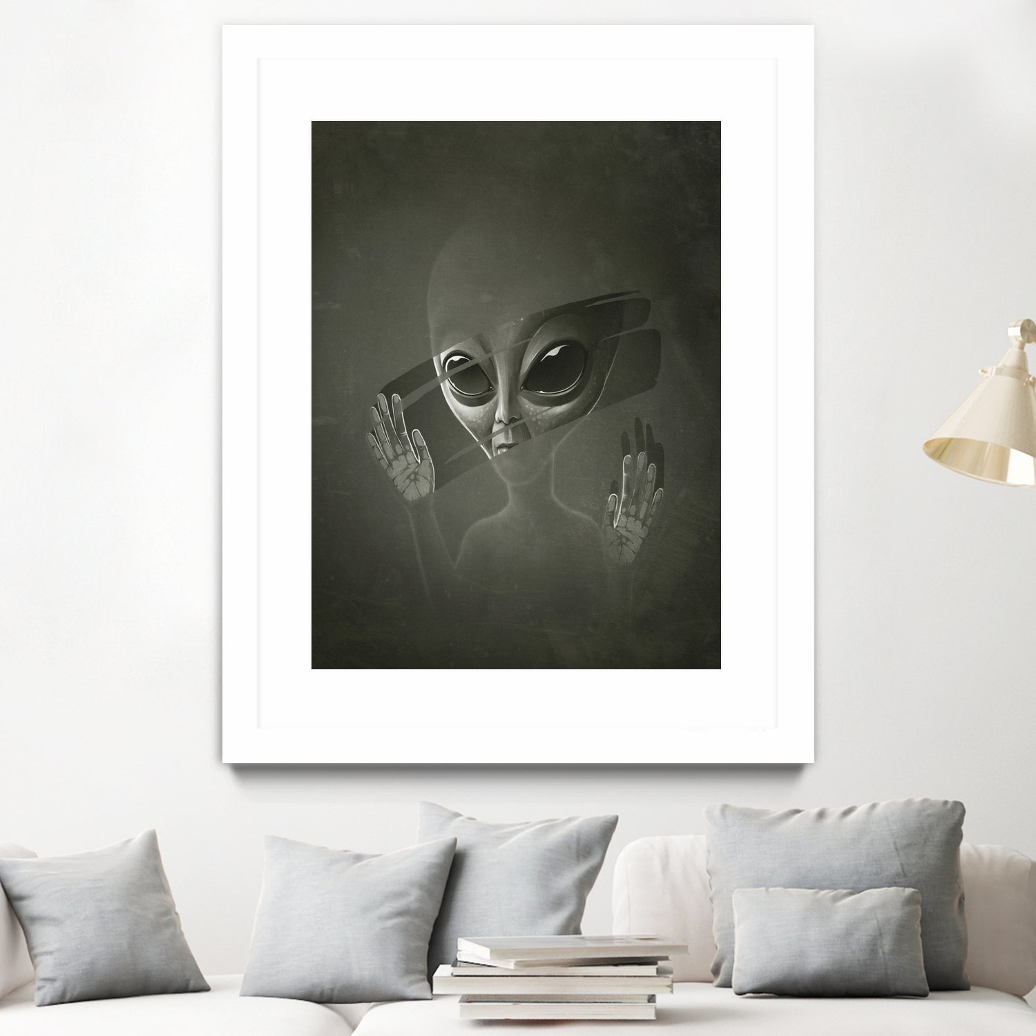 Alien by Lukáš Brežák on GIANT ART - black digital painting