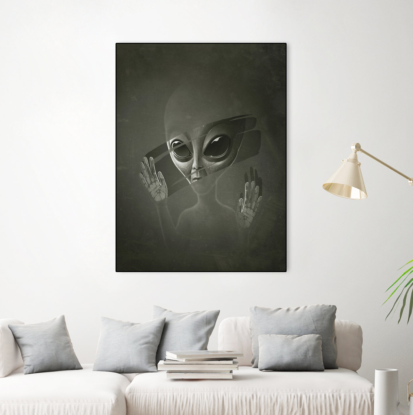 Alien by Lukáš Brežák on GIANT ART - black digital painting