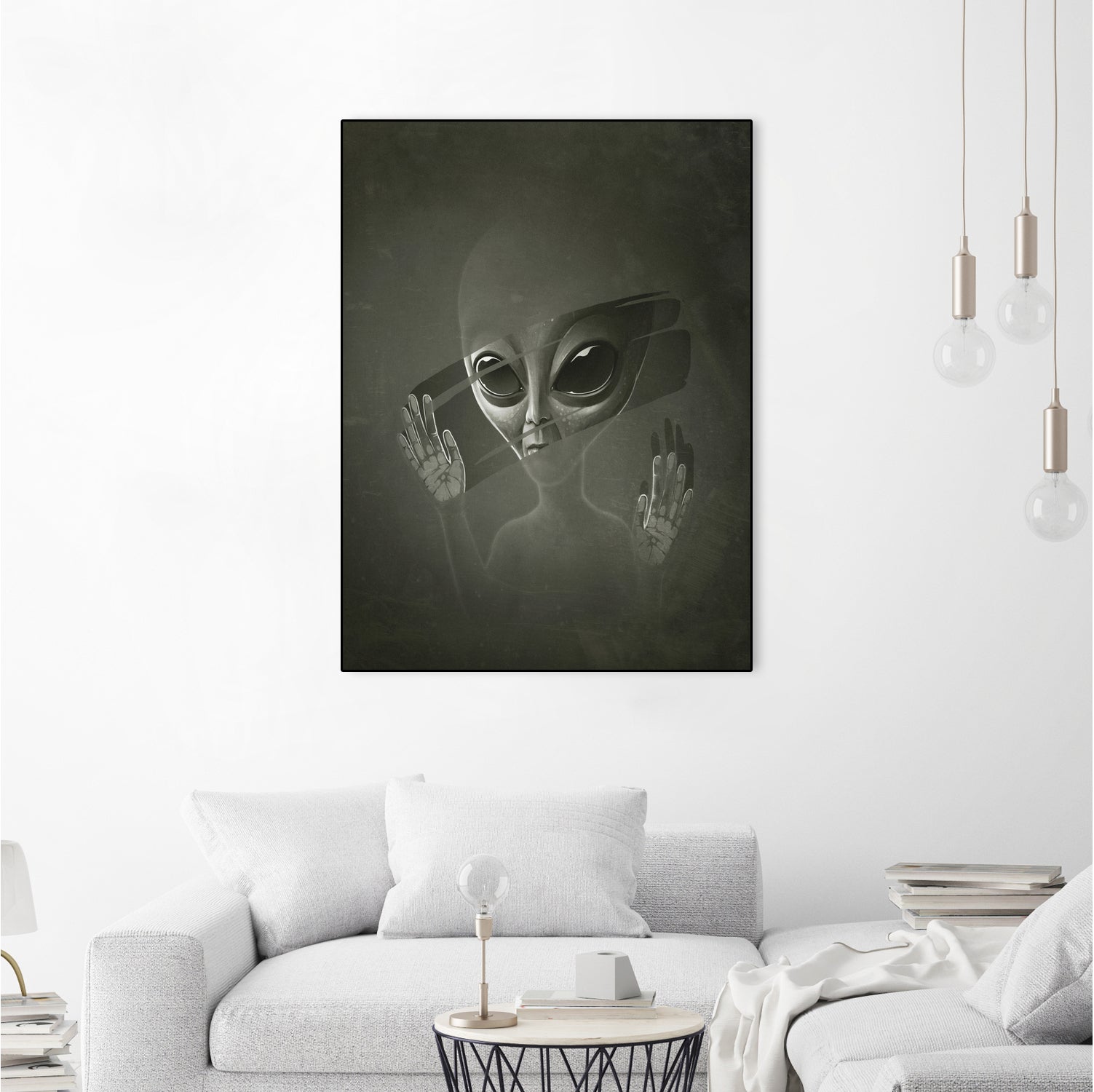 Alien by Lukáš Brežák on GIANT ART - black digital painting